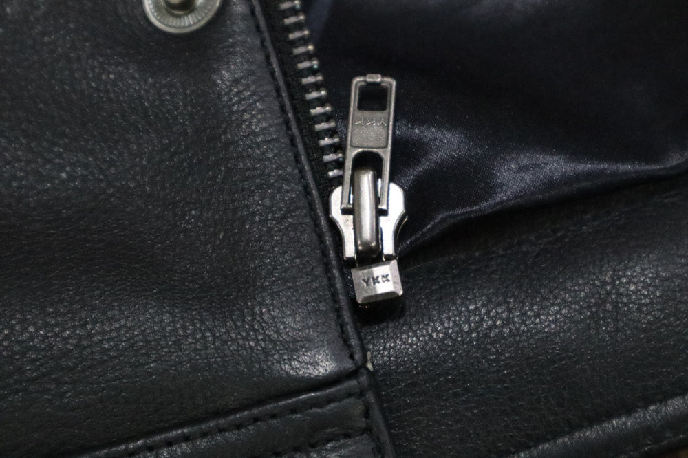 Leather Diamond Stitch Vest