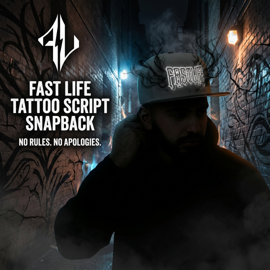 Outlaw Script Snapback Hat