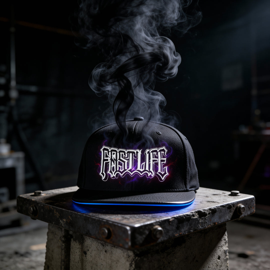 Outlaw Script Snapback Hat