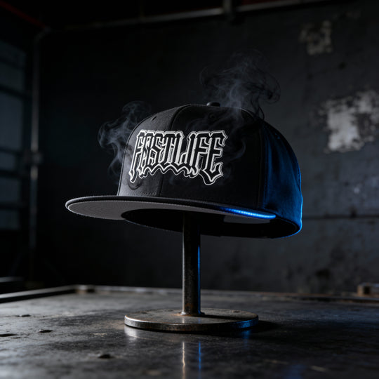 Outlaw Script Snapback Hat