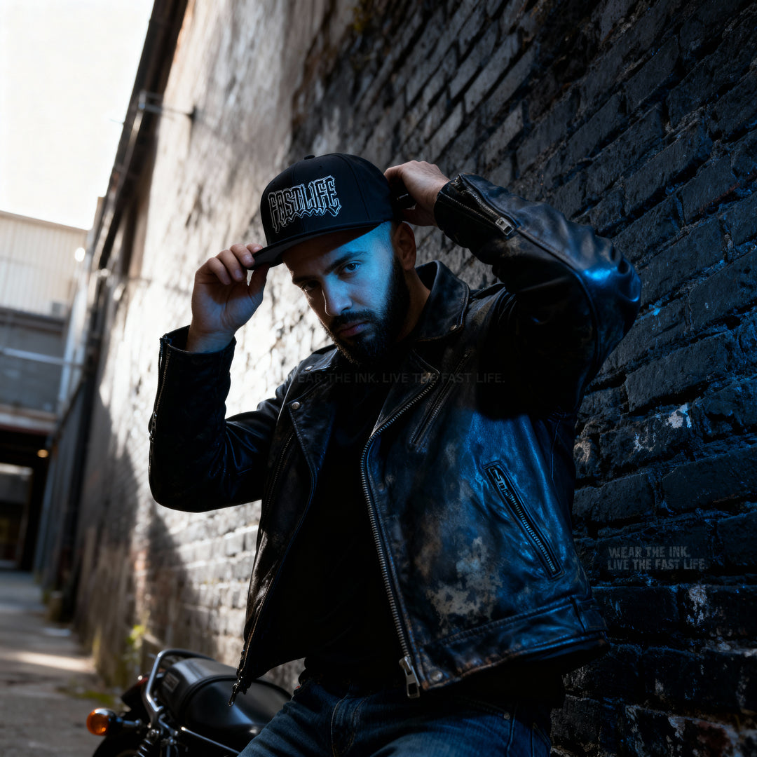 Outlaw Script Snapback Hat