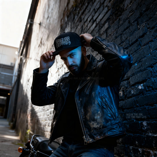 Outlaw Script Snapback Hat