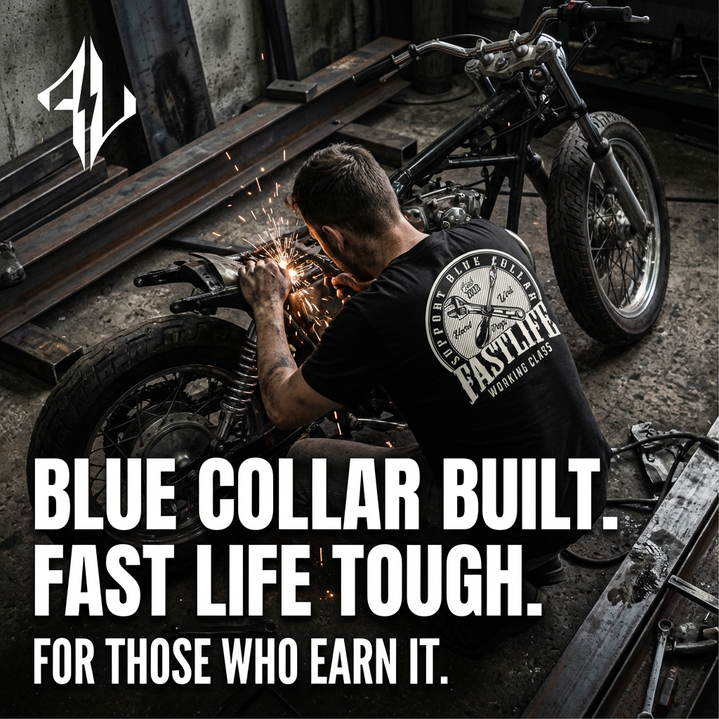 Support Blue Collar Tee