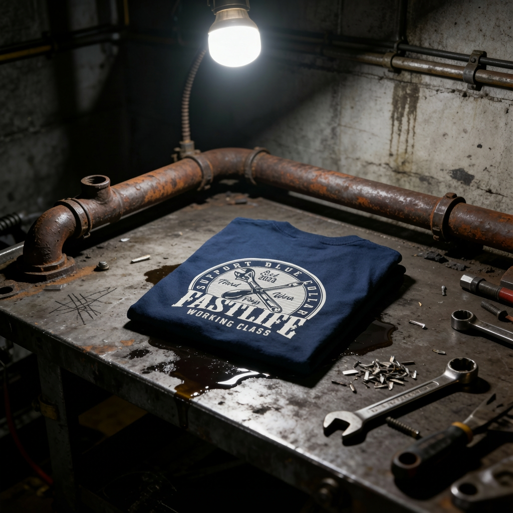 Support Blue Collar Tee
