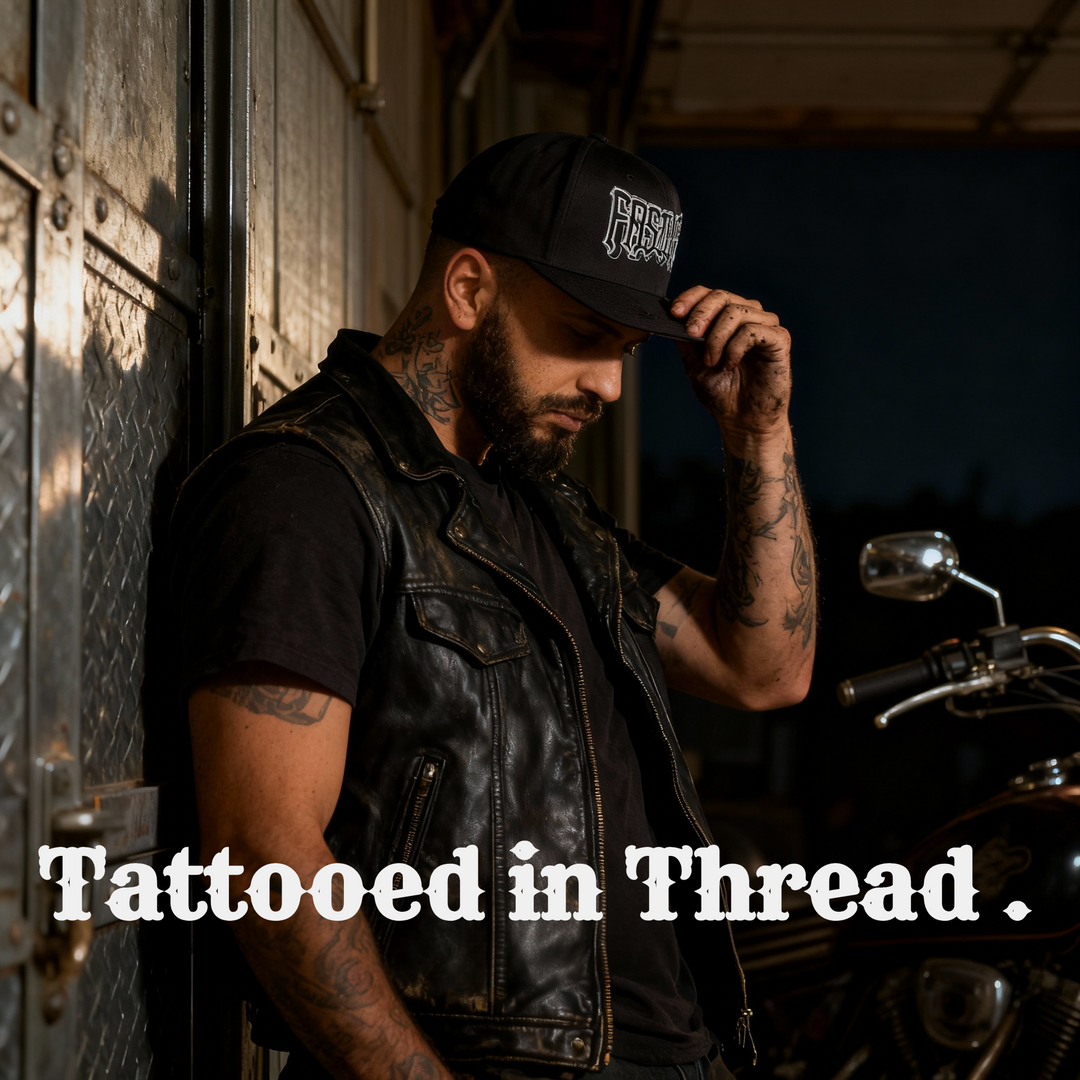 Outlaw Script Snapback Hat