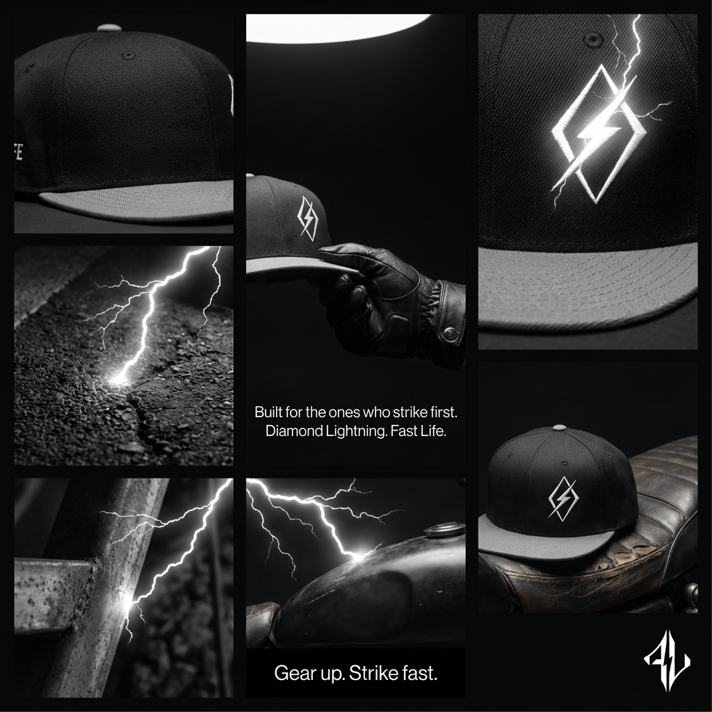 Diamond Lightning Snapback