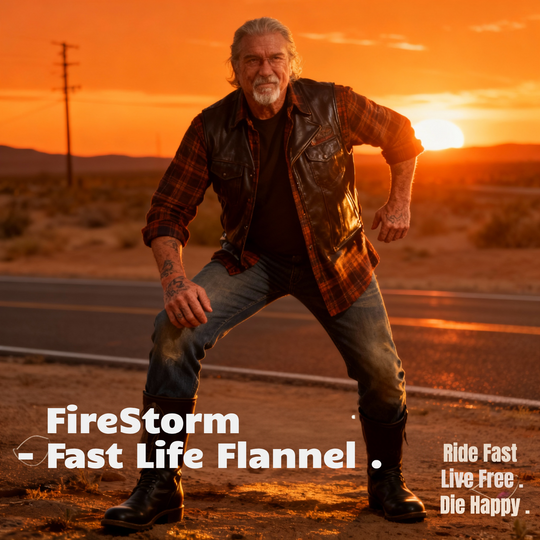 Firestorm Orange Flannel