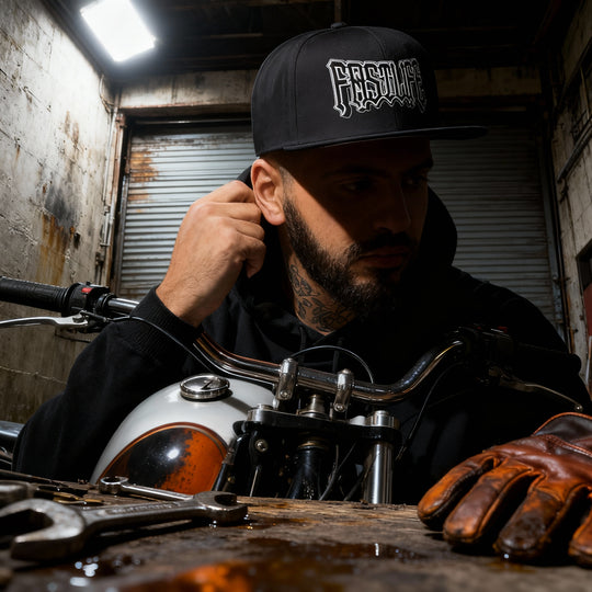 Outlaw Script Snapback Hat