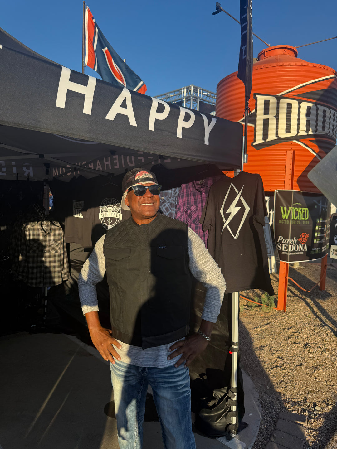 Canvas Diamond Stitch Vest