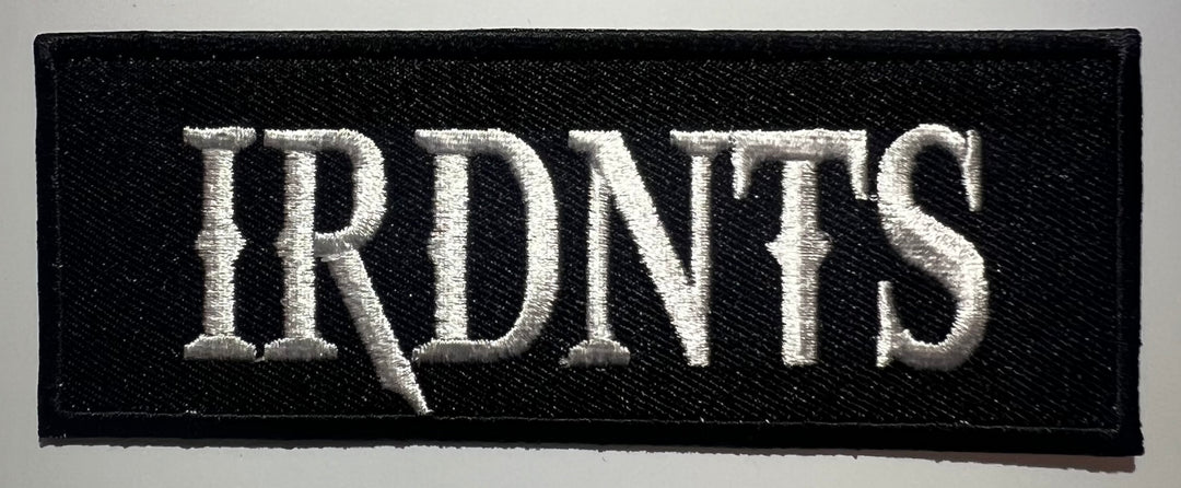 Casual motorcycle gear with IRDNTS patch, including motocross and Harley Davidson apparel for men and women