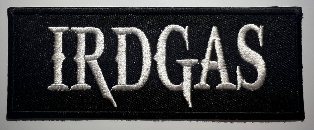 Casual motorcycle gear with IRDGAS patch including motocross, Harley Davidson, and outlaw biker apparel for men and women