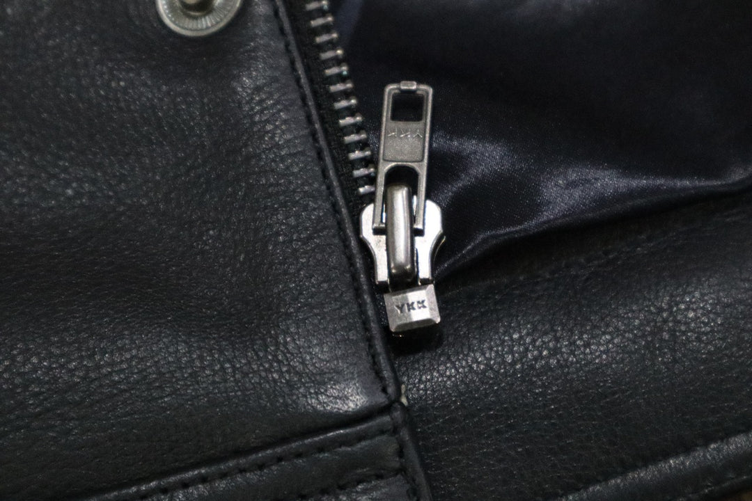 Leather Diamond Stitch Vest