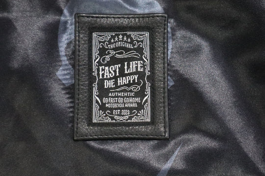 Leather Diamond Stitch Vest