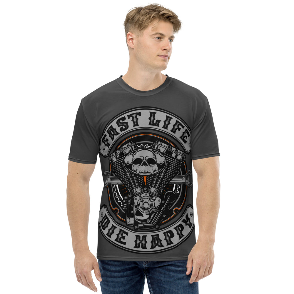 Casual motorcycle gear and apparel including motocross, Harley Davidson clothing for men and women, and outlaw biker clothes with Fast Life Club Style Dye Sub design3