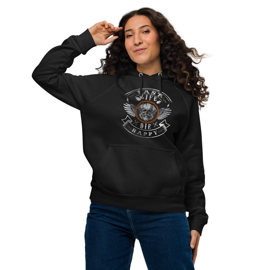 Fast Life Biker Hoodie with casual motorcycle gear and Harley Davidson apparel3