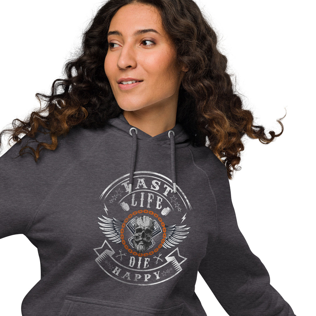 Fast Life Biker Hoodie with casual motorcycle gear and Harley Davidson apparel2