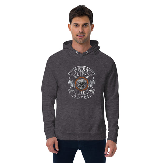 Fast Life Biker Hoodie with casual motorcycle gear and Harley Davidson apparel1