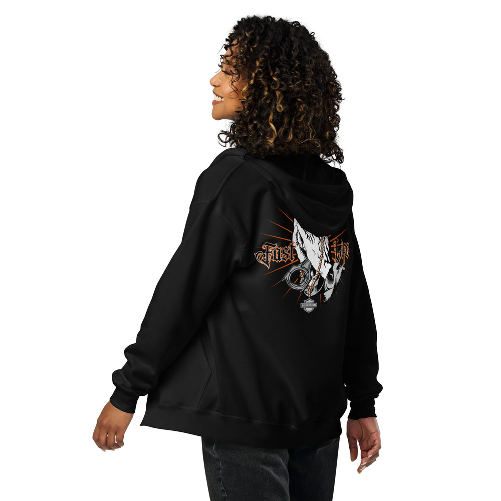 Fast Praise Zip Hoodie casual motorcycle gear and apparel including motocross, Harley Davidson clothing for men and women1