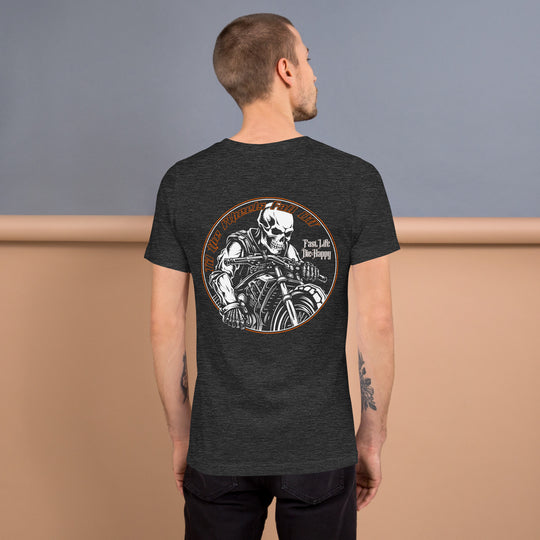 Casual motorcycle gear and apparel including motocross, Harley Davidson clothing for men and women, and outlaw biker clothes with 'Til the Wheels Fall Off' theme0