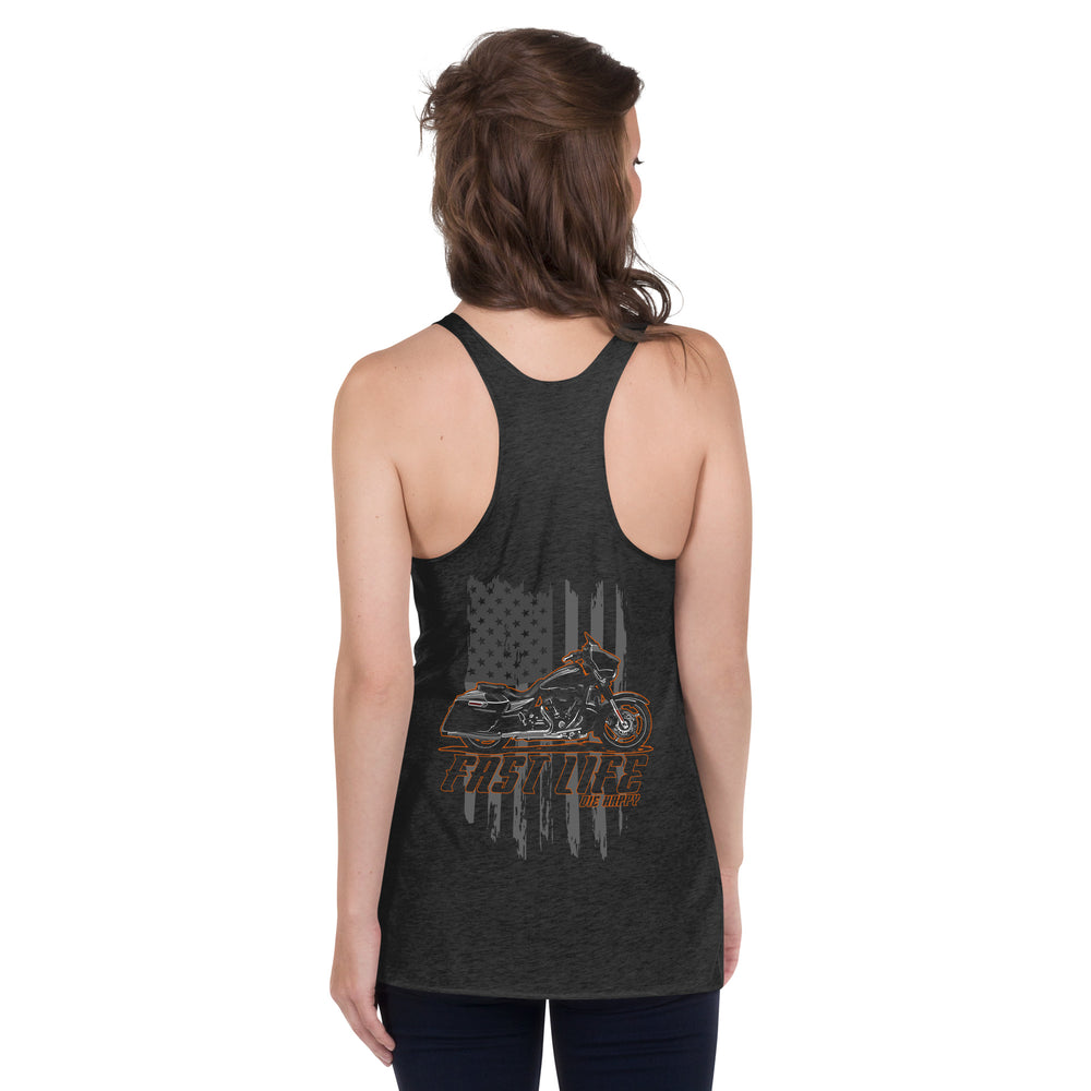 Women's Street Glide Racerback Tank among various casual motorcycle gear and Harley Davidson apparel2